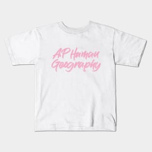 AP human geography Kids T-Shirt